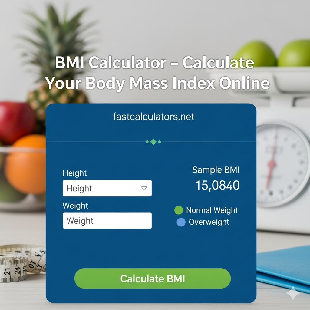 or my website fastcalculators.net title of feature image BMI Calculator – Calculate Your Body Mass Index Online