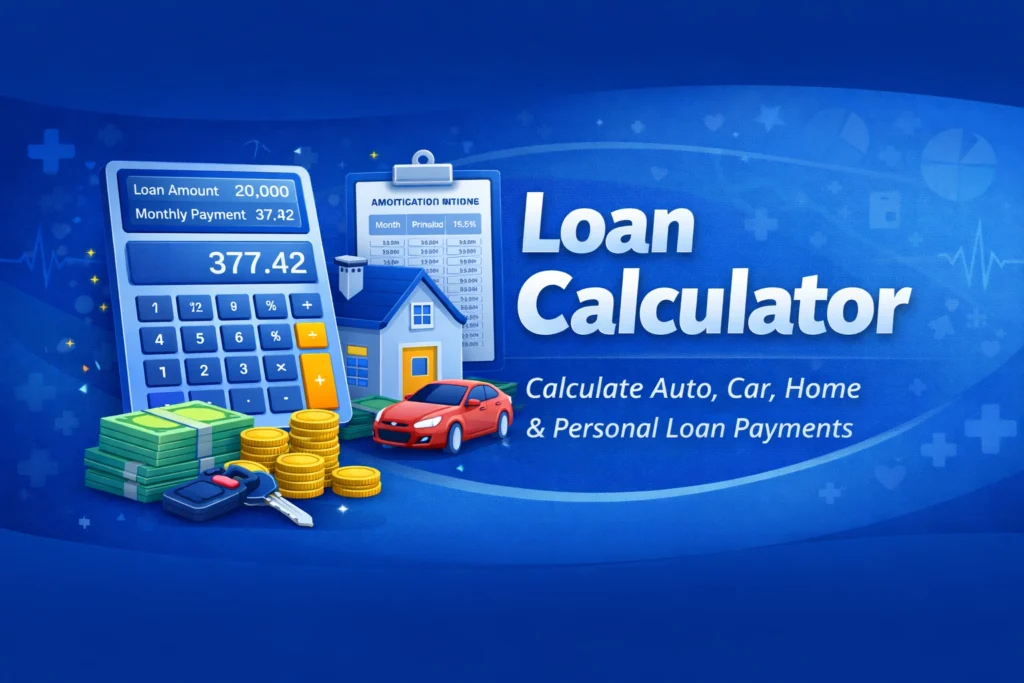 Loan Calculator – Calculate Auto, Car, Home & Personal Loan Payments