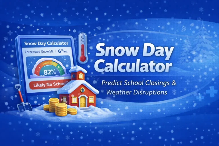 Snow Day Calculator – Predict School Closings & Weather Disruptions