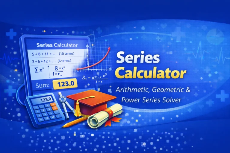 Series Calculator - Arithmetic, Geometric & Power Series Solver