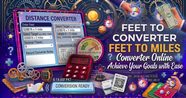 Convert Feet to Miles Feet to Miles Converter Online