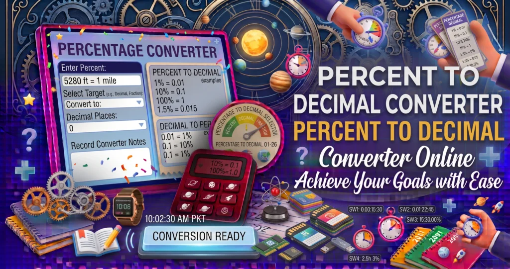 Convert Percent to Decimal Free Percent Converter Online