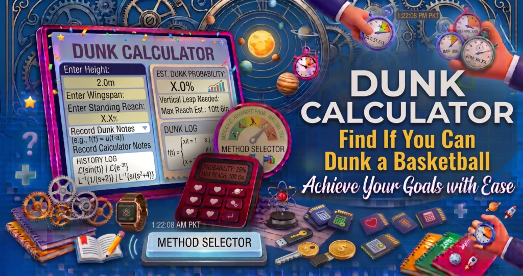 Dunk Calculator – Find If You Can Dunk a Basketball