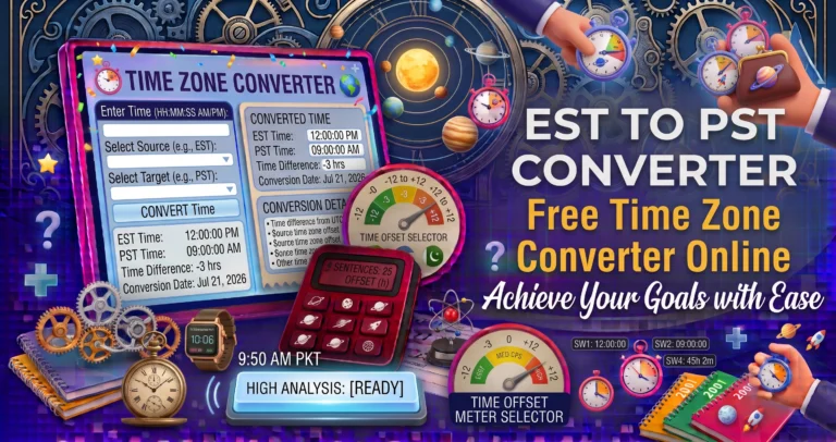 EST to PST Converter Free Time Zone Converter Online