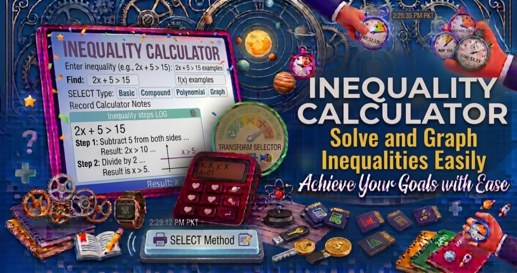 Inequality Calculator – Solve and Graph Inequalities Easily