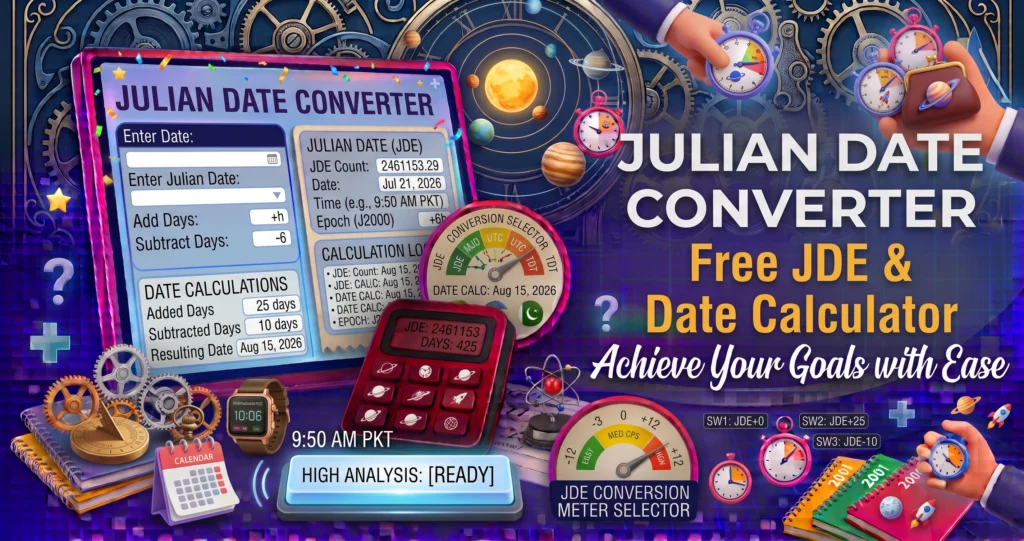 Julian Date Converter 2026 Free JDE & Date Calculator
