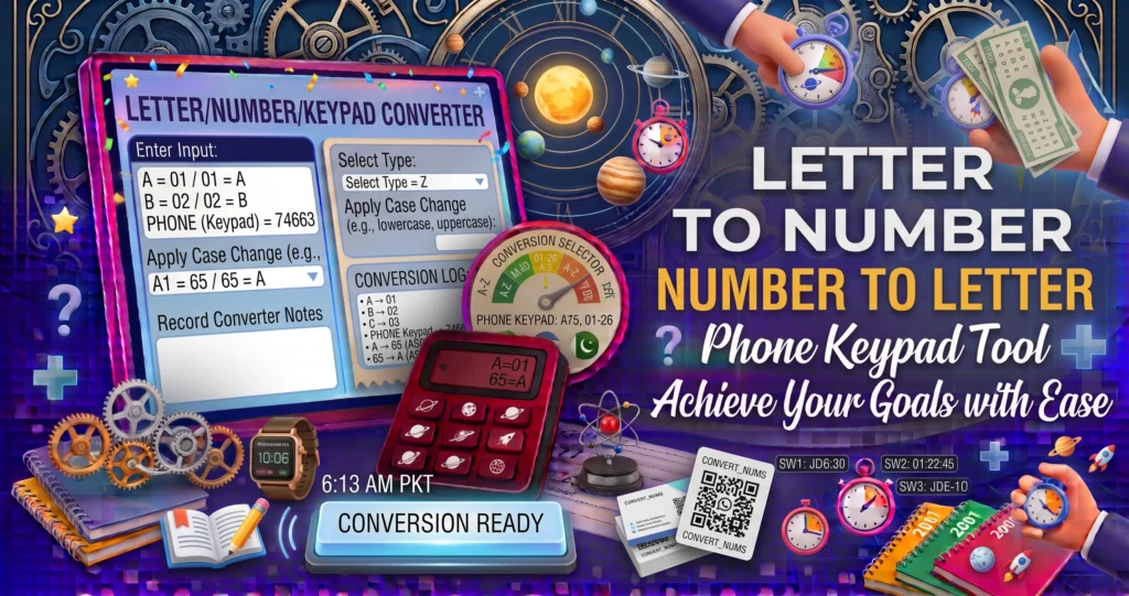 Letter to Number Converter Number to Letter & Phone Keypad Tool