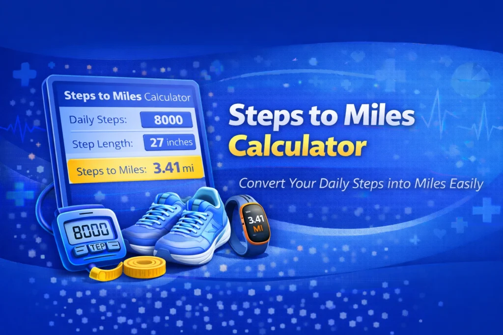 Steps to Miles Calculator – Convert Your Daily Steps into Miles Easily