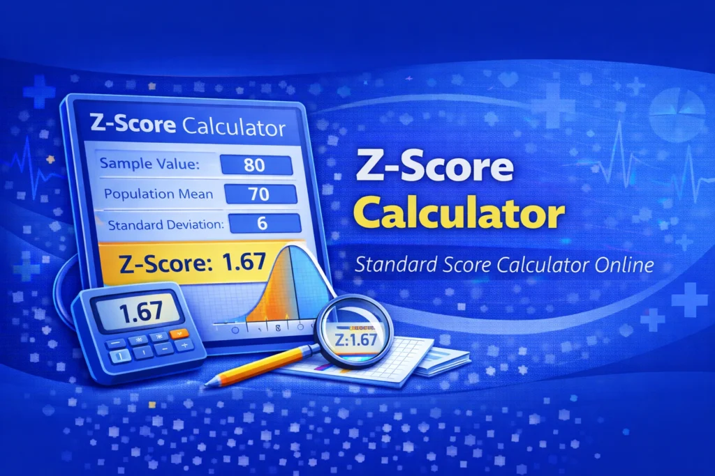 Z-Score Calculator Standard Score Calculator Online