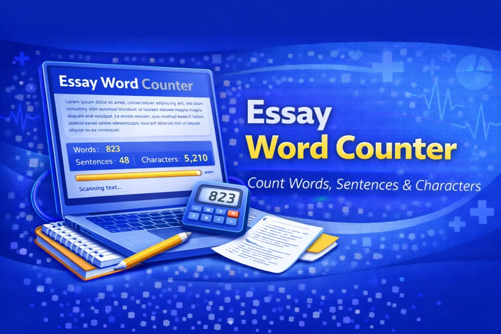 Essay Word Counter Count Words, Sentences & Characters Online
