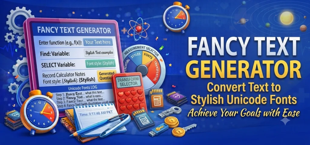 Fancy Text Generator Convert Text to Stylish Unicode Fonts