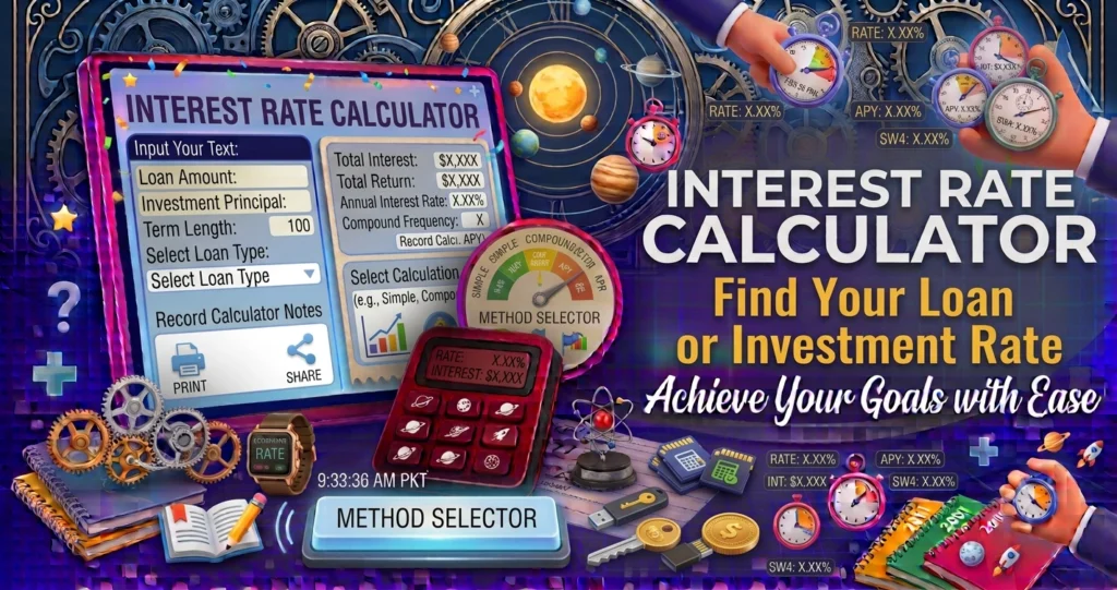 Interest Rate Calculator Find Your Loan or Investment Rate