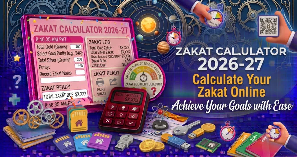 Zakat Calculator 2026-27 Calculate Your Zakat Online